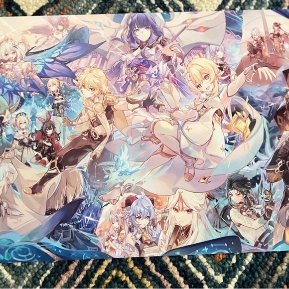 COPY - Genshin Impact Anime Poster Set 8 pcs Japanese Anime - Picture 6 of 8
